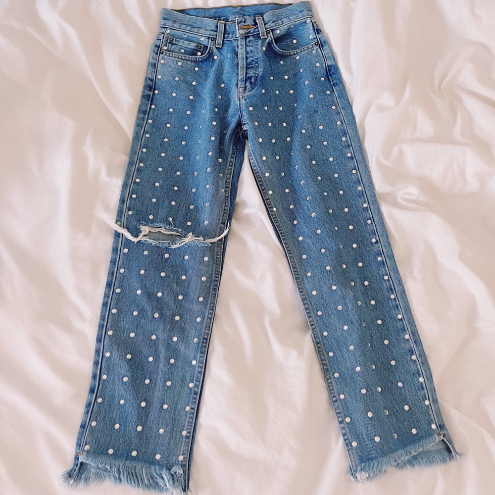 Carmar lf rhinestone jeans